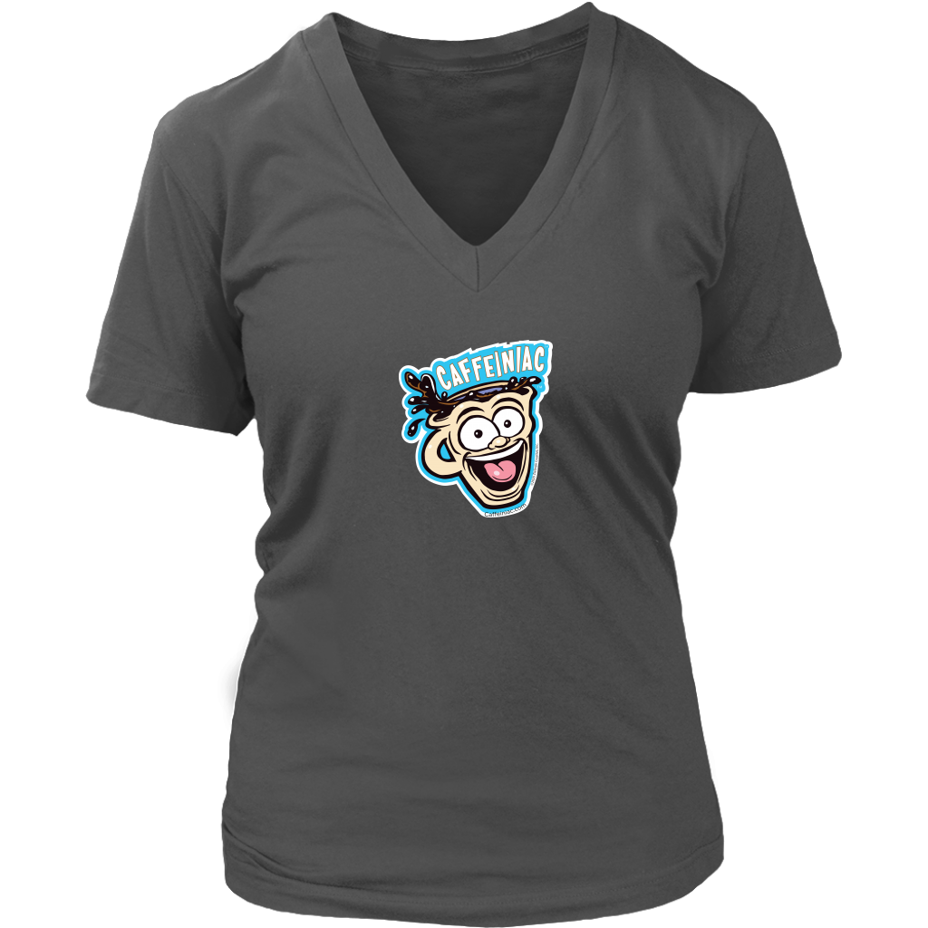 Caffeiniac -  District Womens V-Neck