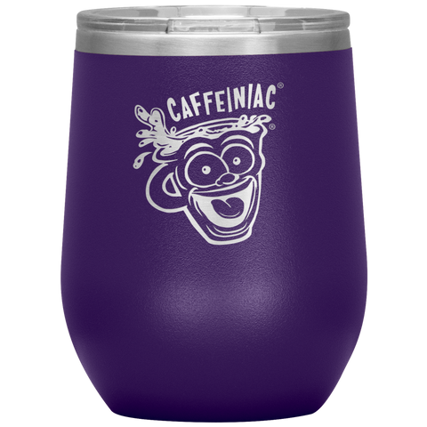 Image of Caffeiniac Dude Wine Tumbler