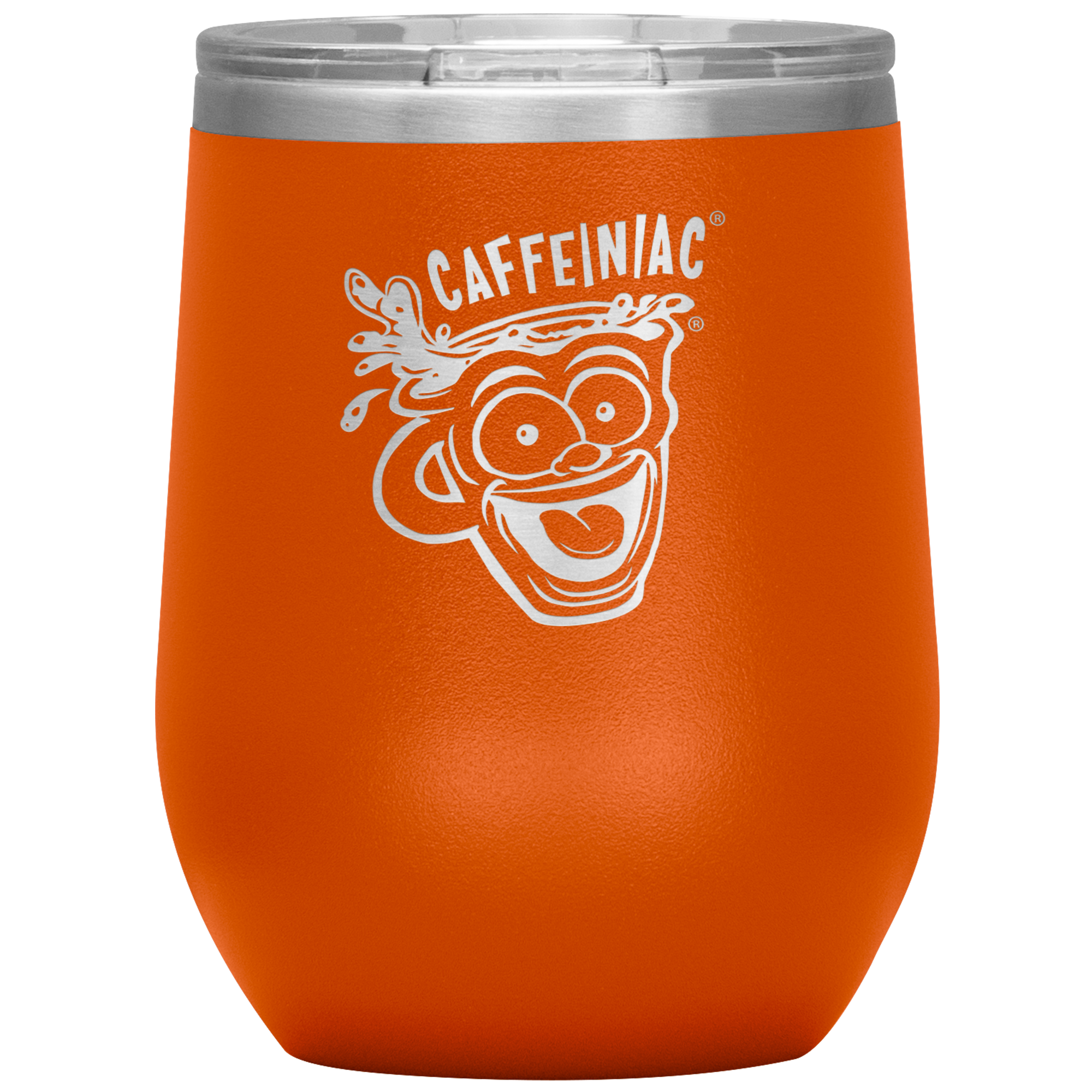 Caffeiniac Dude Wine Tumbler