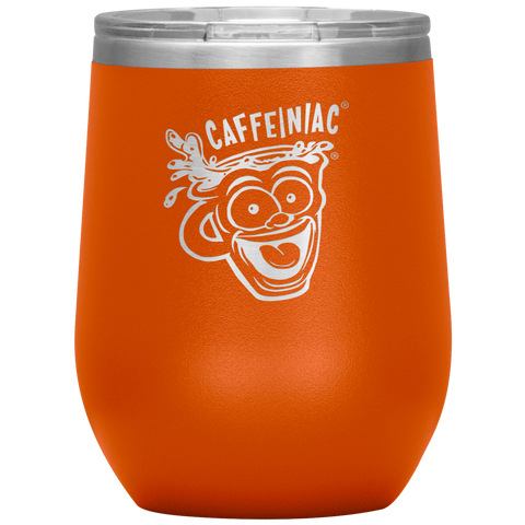 Image of Caffeiniac Dude Wine Tumbler