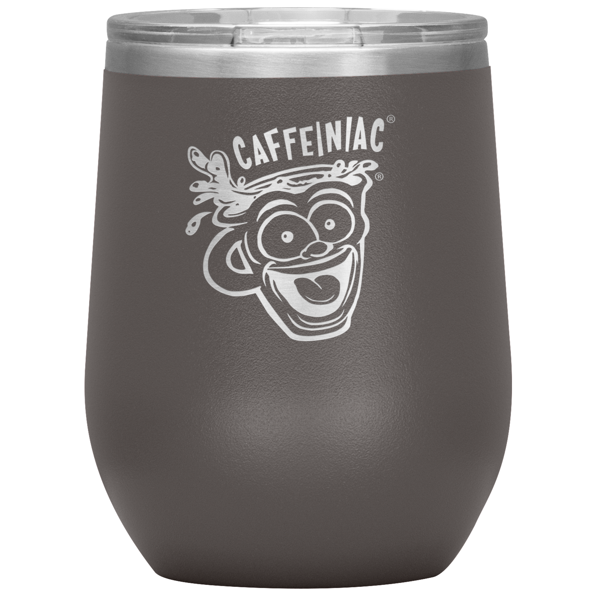 Caffeiniac Dude Wine Tumbler