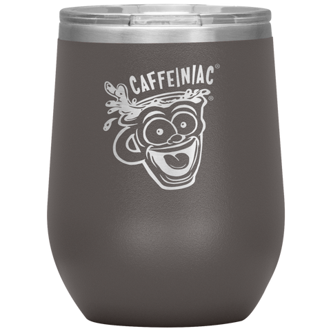 Image of Caffeiniac Dude Wine Tumbler