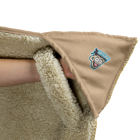 Image of Caffeiniac Defined - Luxurious Hooded Blanket Made in the USA