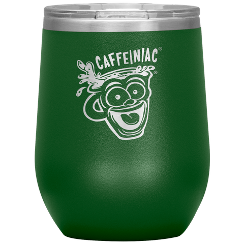 Image of Caffeiniac Dude Wine Tumbler
