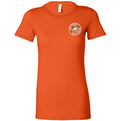 Image of Certified Caffeiniac -  Bella Womens Premium Shirt