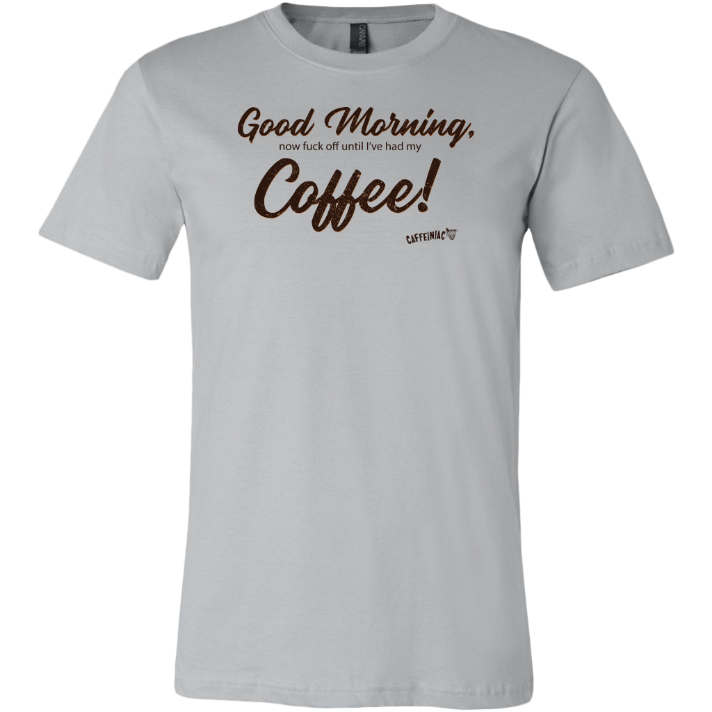 Good Morning...Coffee! Canvas Mens Shirt