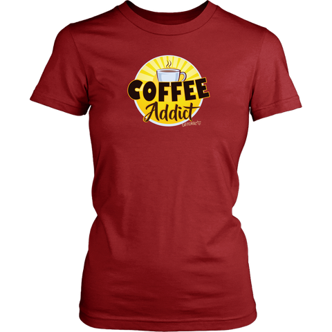 Image of Coffee Addict  Womens Shirt
