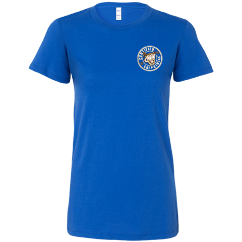 Image of Certified Caffeiniac -  Bella Womens Premium Shirt
