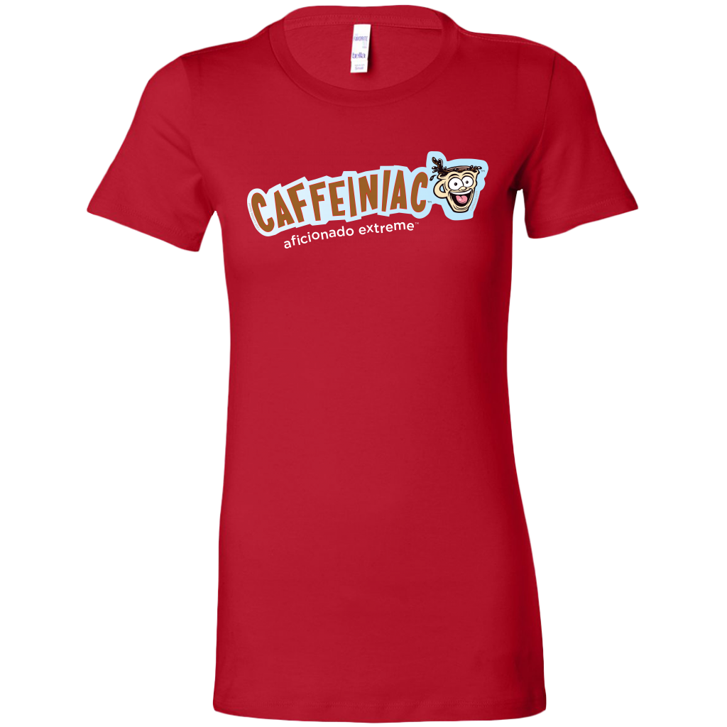 Caffeiniac Aficionado Extreme - Bella Womens Shirt