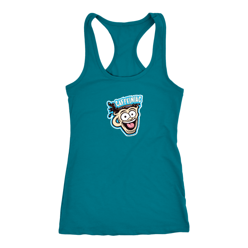 Caffeiniac - Next Level Racerback Tank