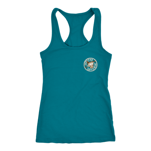 Image of Certified Caffeiniac - Next Level Racerback Tank