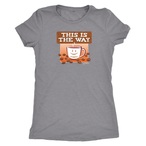 Image of This is the Way - Womens Triblend Shirt by Next Level