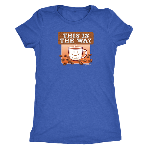 Image of This is the Way - Womens Triblend Shirt by Next Level