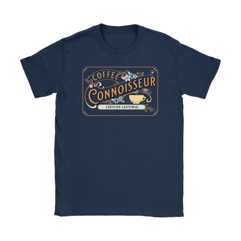 Image of Coffee Connoisseur - Gildan Womens T-Shirt