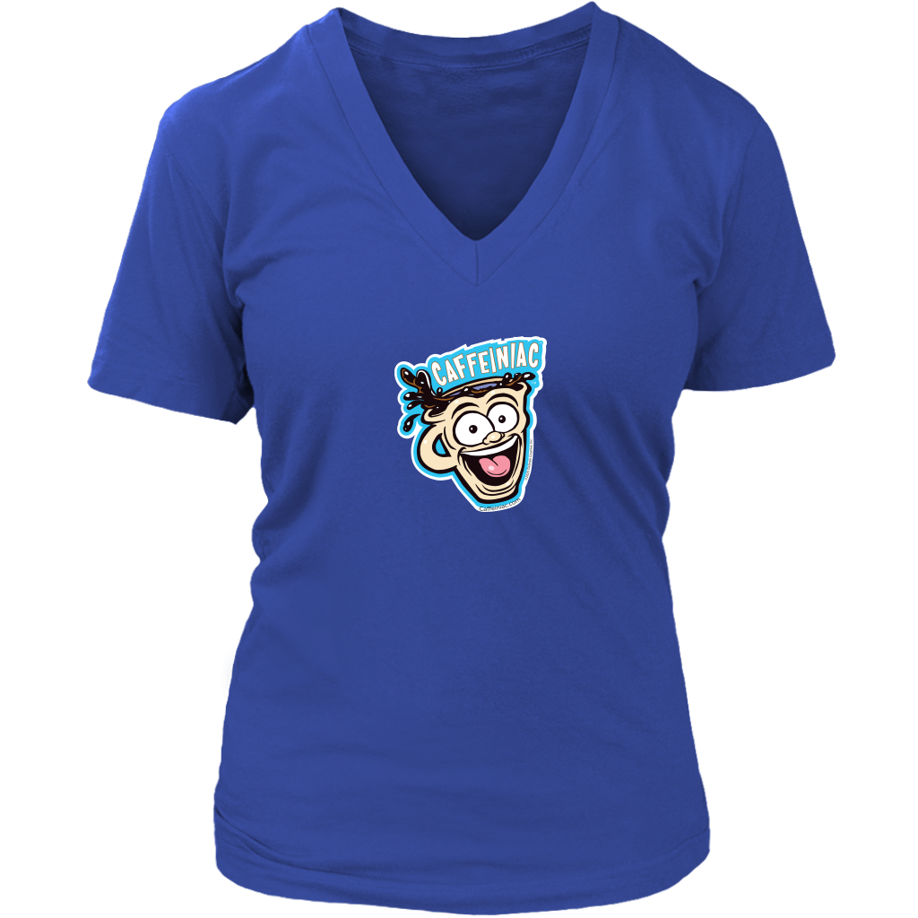 Caffeiniac -  District Womens V-Neck