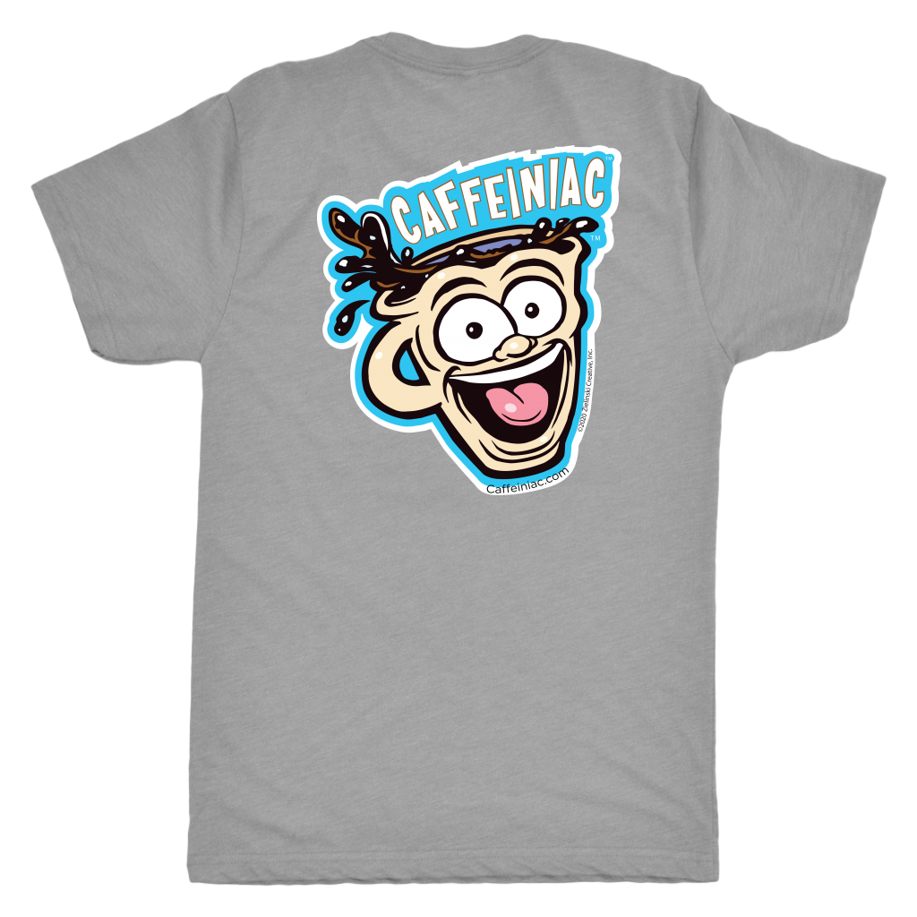 Caffeiniac Dude - Premium Next Level Mens Triblend