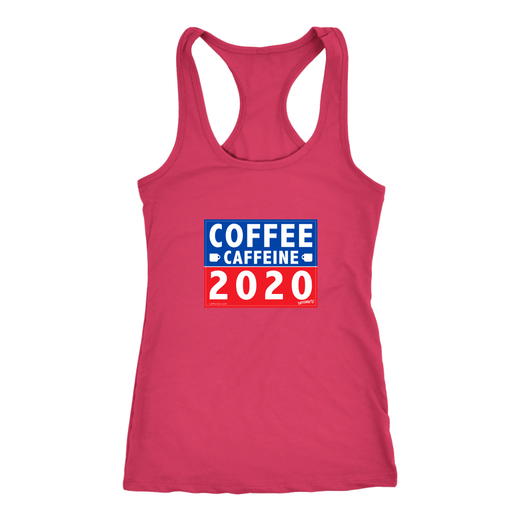 COFFEE CAFFEINE 2020 Racerback Tank