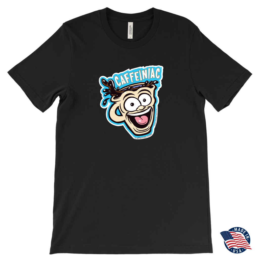 Caffeiniac - Canvas brand Mens T-Shirt