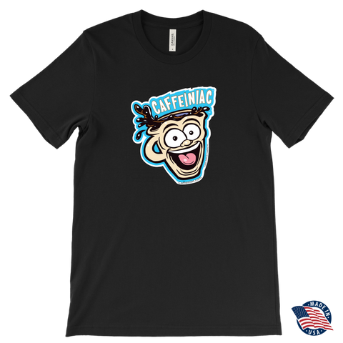 Image of Caffeiniac - Canvas brand Mens T-Shirt
