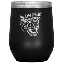 Caffeiniac Dude Wine Tumbler
