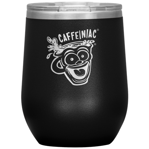 Image of Caffeiniac Dude Wine Tumbler