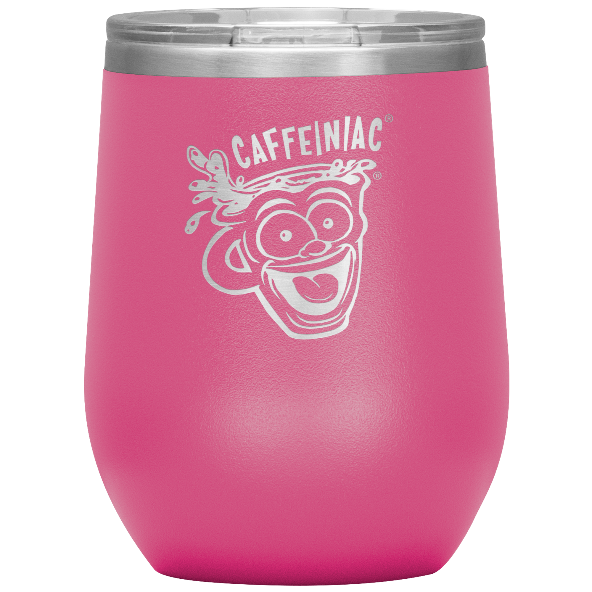 Caffeiniac Dude Wine Tumbler