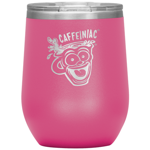 Image of Caffeiniac Dude Wine Tumbler