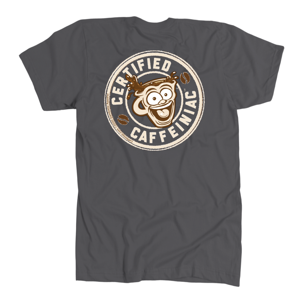 Certified Caffeiniac -  American Apparel Mens Premium T-shirt