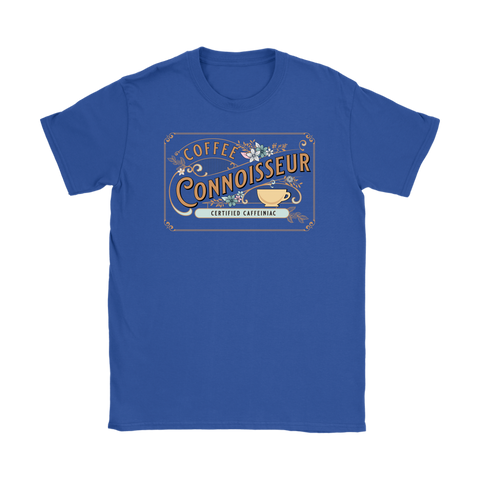 Image of Coffee Connoisseur - Gildan Womens T-Shirt
