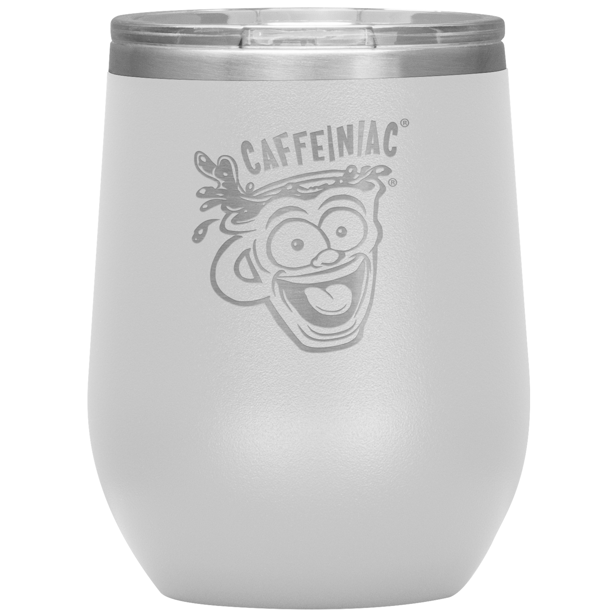 Caffeiniac Dude Wine Tumbler