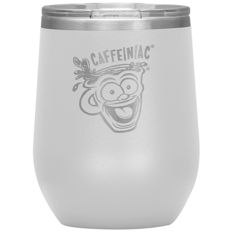 Image of Caffeiniac Dude Wine Tumbler