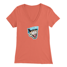 Caffeiniac -  Bella Womens V-Neck
