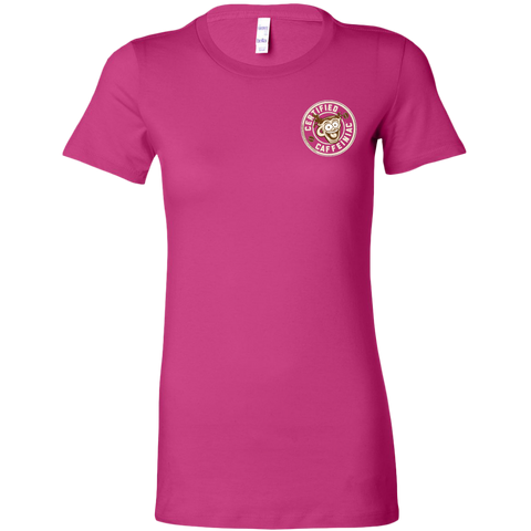 Image of Certified Caffeiniac -  Bella Womens Premium Shirt