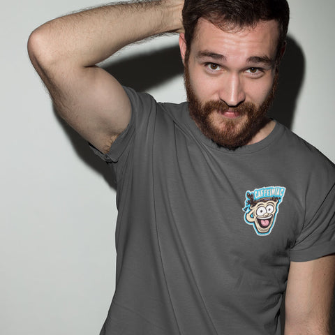 Image of Caffeiniac Dude - Premium Next Level Mens Triblend