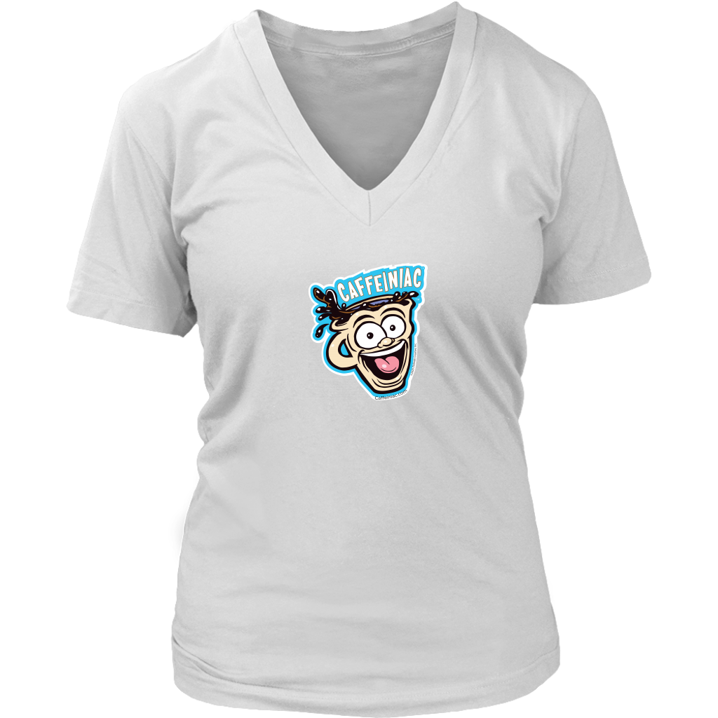Caffeiniac -  District Womens V-Neck