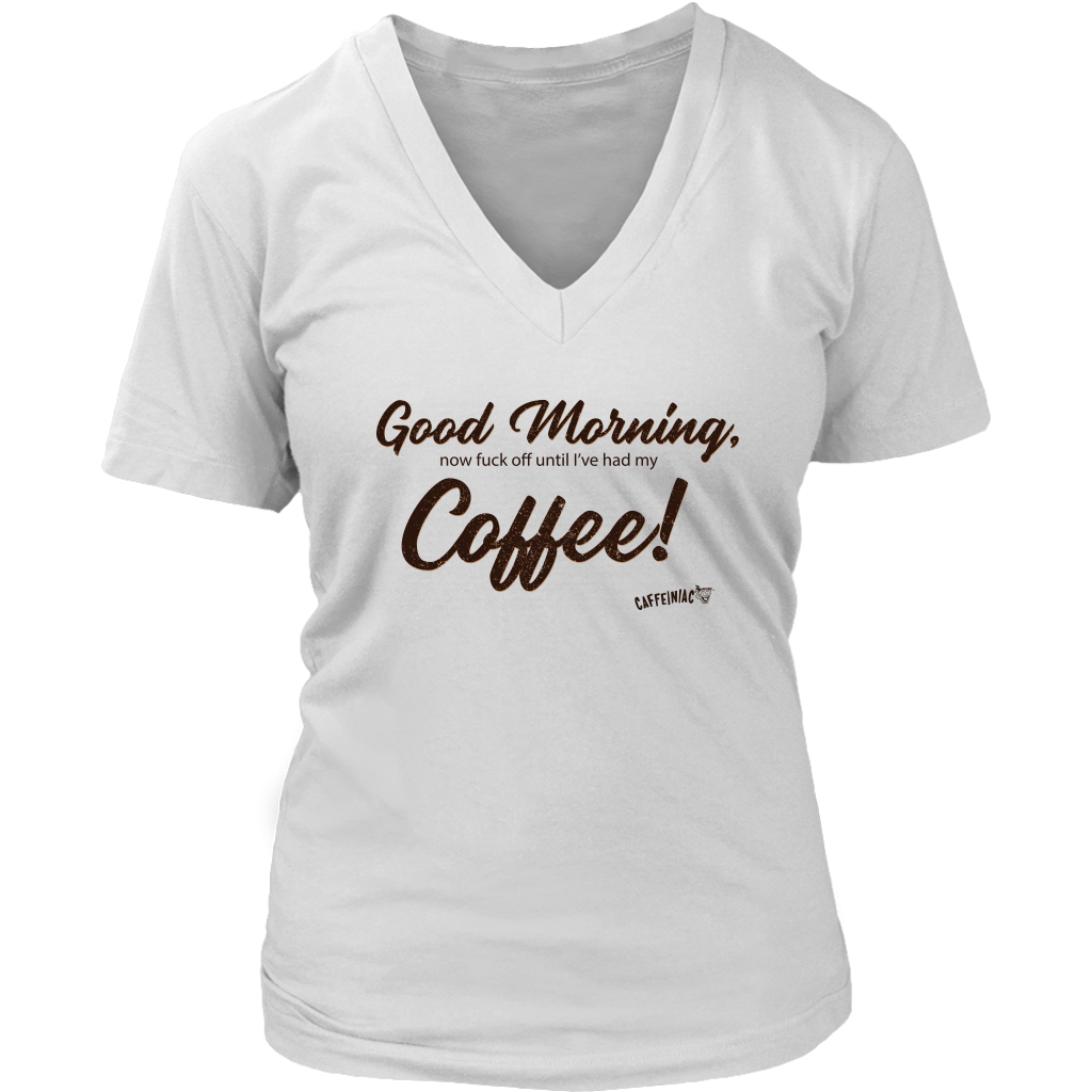 Good Morning...Coffee! District Womens V-Neck