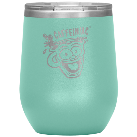 Image of Caffeiniac Dude Wine Tumbler