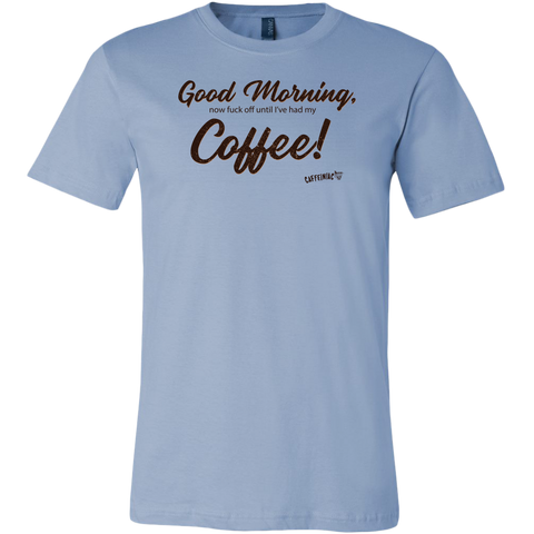 Image of Good Morning...Coffee! Canvas Mens Shirt