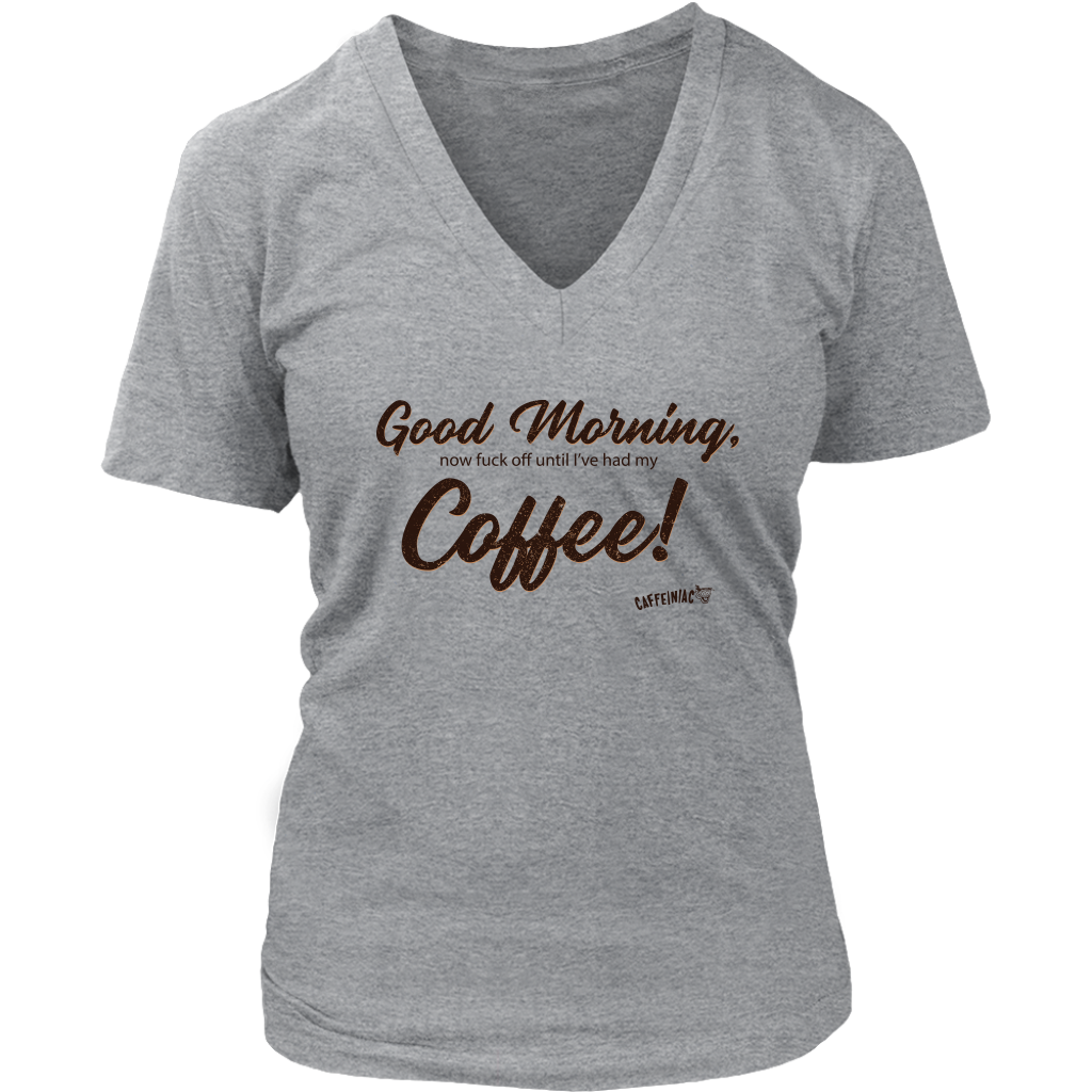 Good Morning...Coffee! District Womens V-Neck