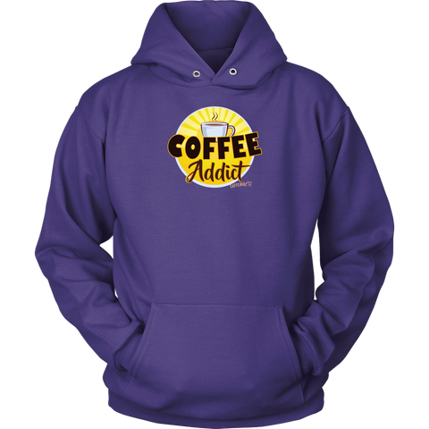 Image of Coffee Addict Unisex Hoodie