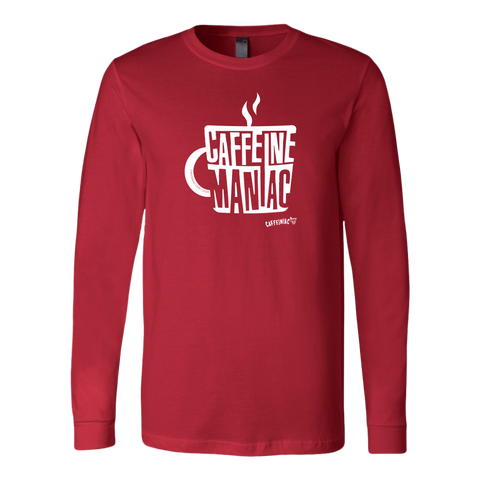 Image of Caffeine Maniac Long Sleeve Shirt by Canvas
