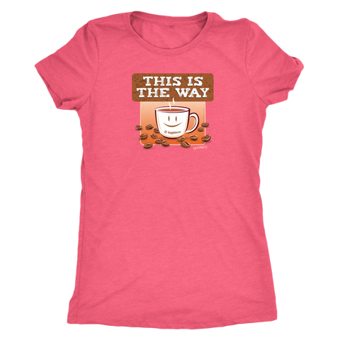 Image of This is the Way - Womens Triblend Shirt by Next Level