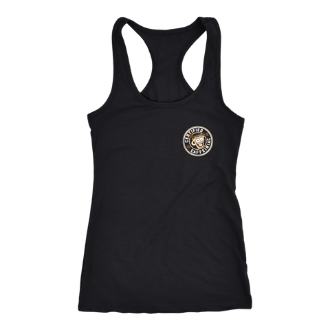 Image of Certified Caffeiniac - Next Level Racerback Tank