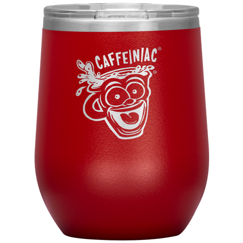 Image of Caffeiniac Dude Wine Tumbler