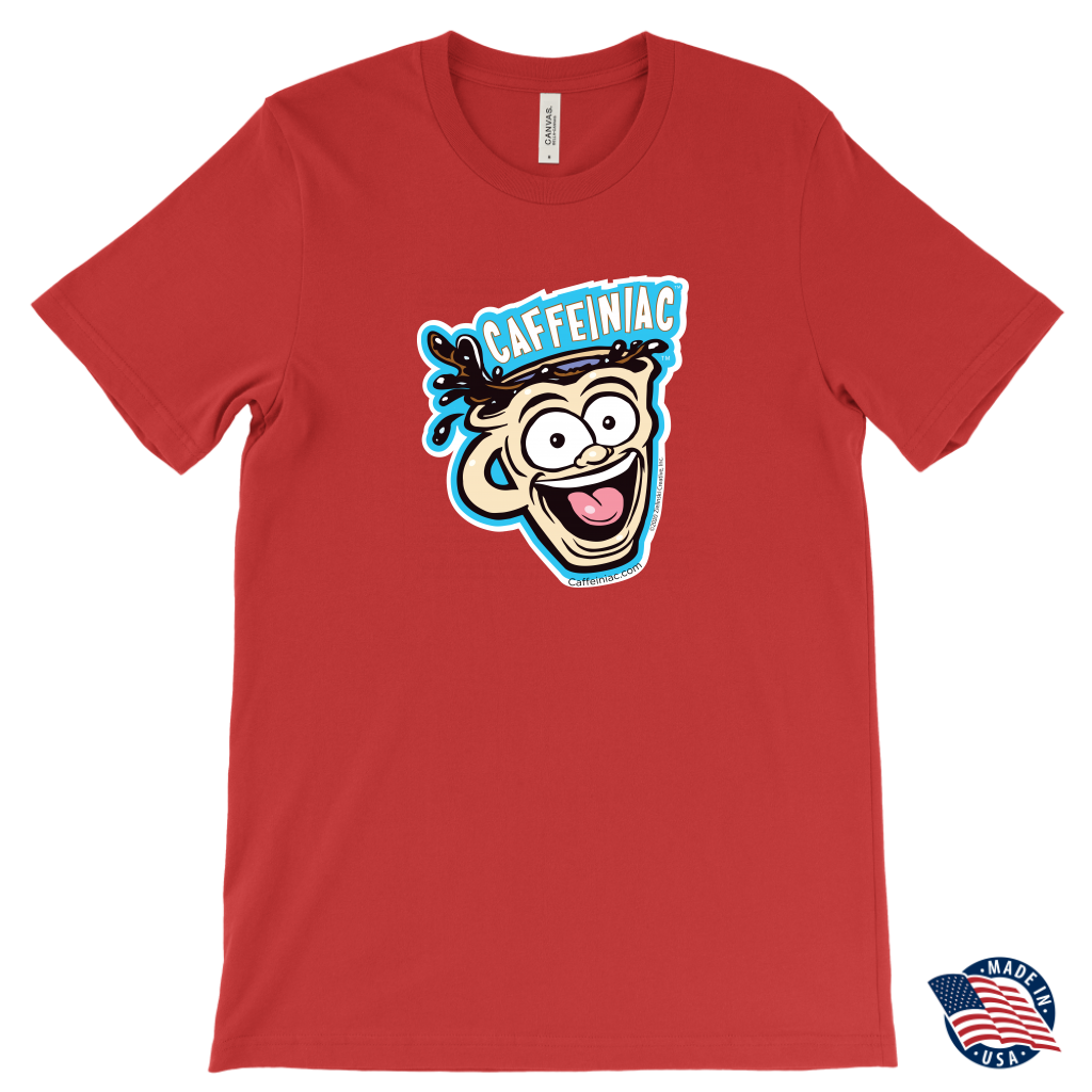 Caffeiniac - Canvas brand Mens T-Shirt