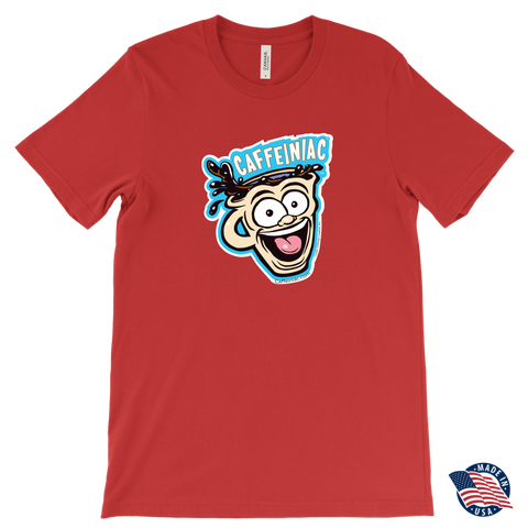 Image of Caffeiniac - Canvas brand Mens T-Shirt