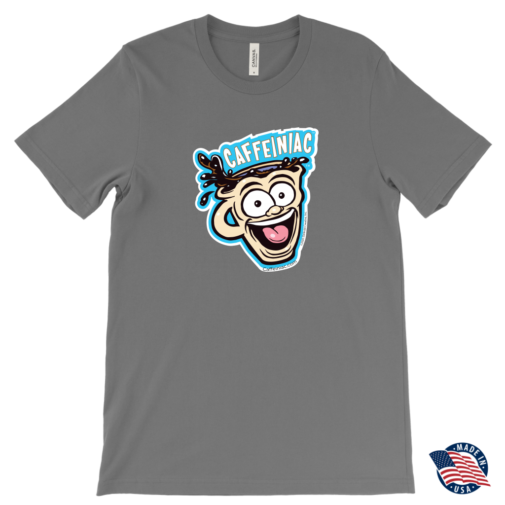 Caffeiniac - Canvas brand Mens T-Shirt