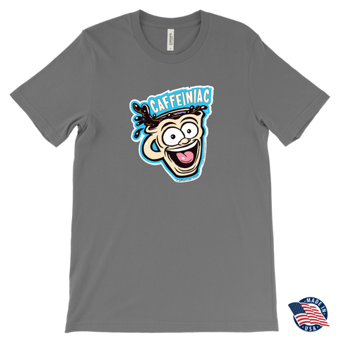 Image of Caffeiniac - Canvas brand Mens T-Shirt