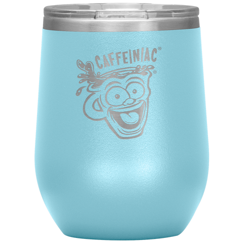 Image of Caffeiniac Dude Wine Tumbler