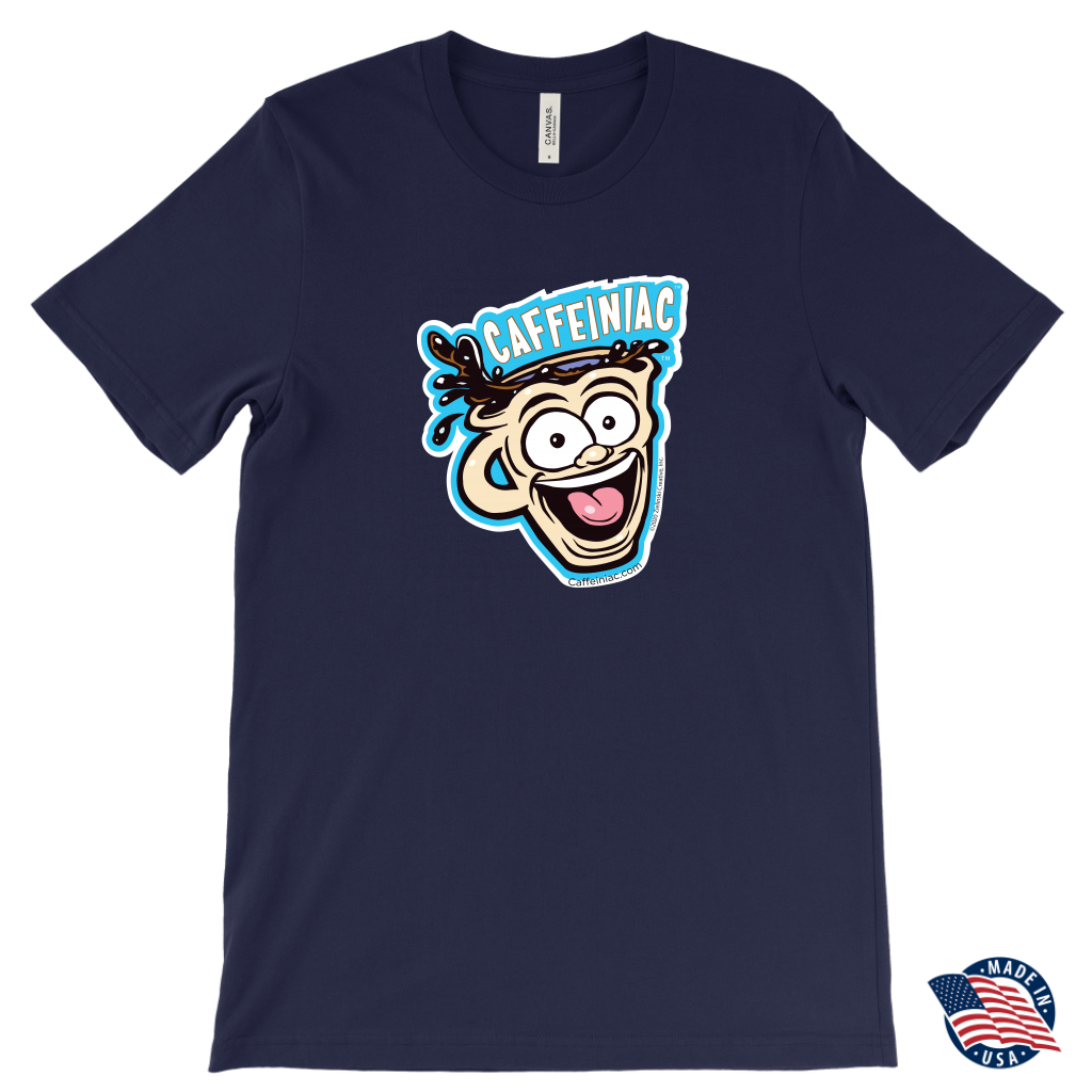 Caffeiniac - Canvas brand Mens T-Shirt